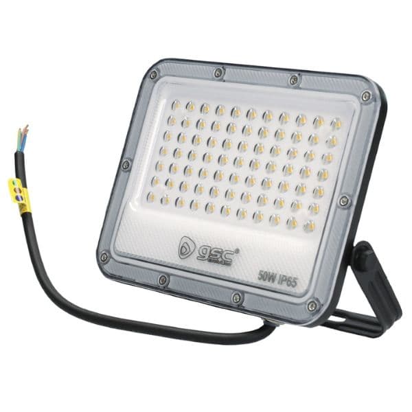 Prémiový ultratenký LED reflektor šedý 50W 4800lm, studená barva světla, 3 roky záruka - náhled 3