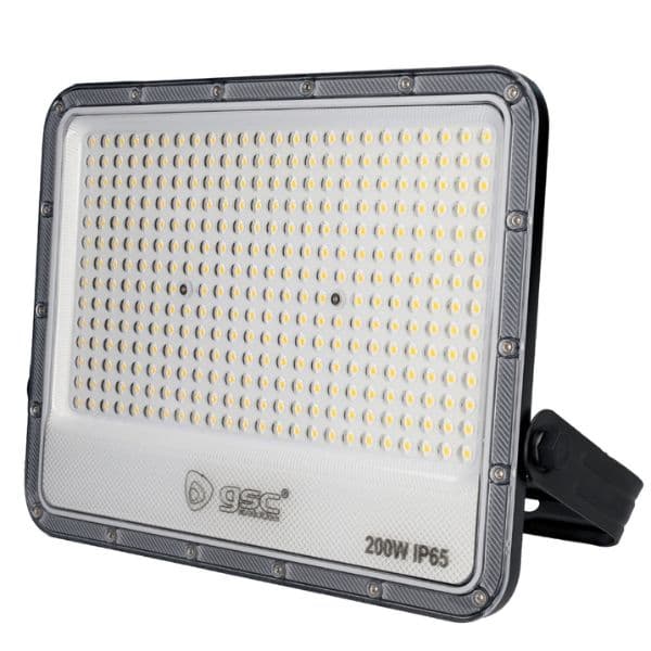 Prémiový ultratenký LED reflektor šedý 200W 20000lm, studená barva světla, 3 roky záruka - náhled 2