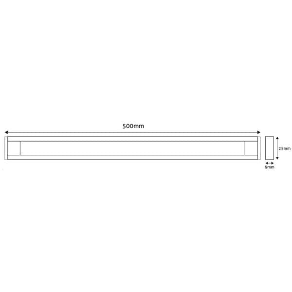 Stmívatelné LED světlo pod kuchyňskou linku s dotykovým senzorem 2 x 5W 500lm 50cm denní - náhled 4