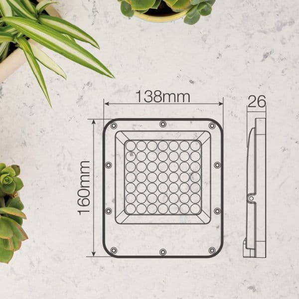 Prémiový RGB LED reflektor 30W, dálkové ovládání, 15 barev + bílá, 4 efekty, stmívání - náhled 4