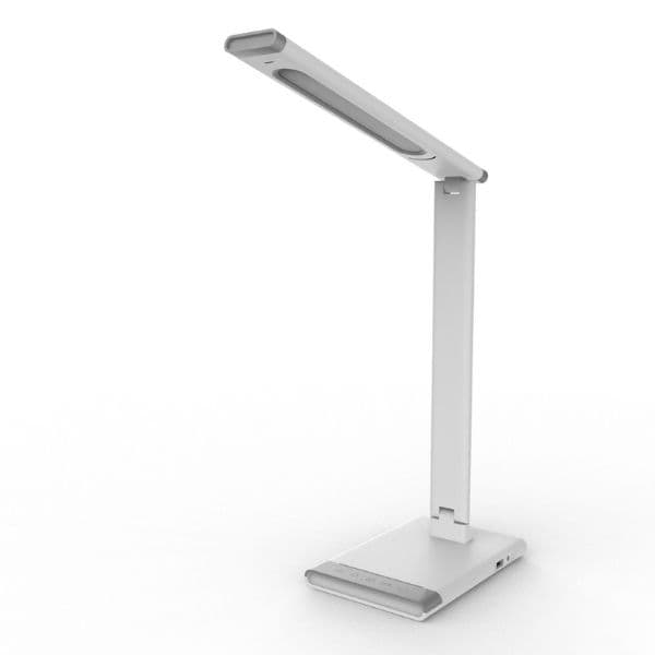 Plynule stmívatelná LED stolní lampa 12W 350lm, měnitelná barva světla, bílá - náhled 3