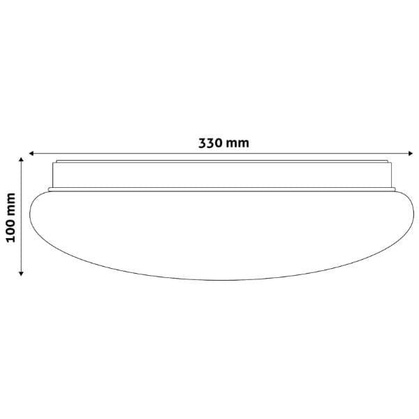 Prémiové led stropní svítidlo Stella 33cm 18W 1600lm denní, 3 roky - náhled 5
