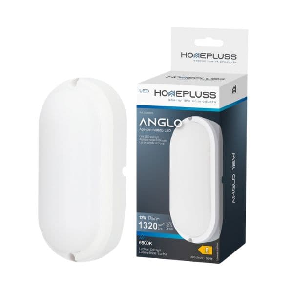Prémiové LED venkovní osvětlení Anglo ovál do mokra IP65 12W 960lm studená, 3 roky - náhled 5