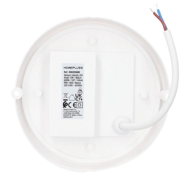 Prémiové LED venkovní osvětlení Anglo kruh do mokra IP65 12W 960lm studená, 3 roky - náhled 4