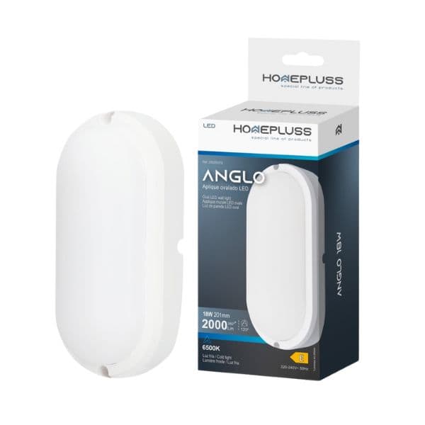 Prémiové LED venkovní osvětlení Anglo ovál do mokra IP65 18W 1440lm studená, 3 roky - náhled 5