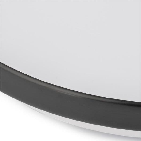 Prémiové led stropní svítidlo Amelia 35cm 18W 1600lm denní, černý okraj, 3 roky - náhled 5
