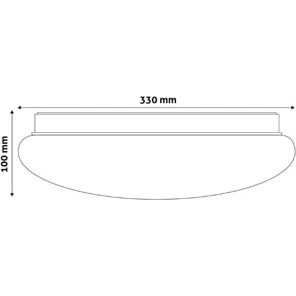Prémiové led stropní svítidlo Cordelia 33cm 18W 1600lm denní, 3 roky - náhled 3