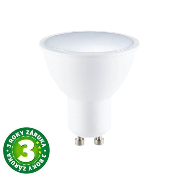 Prémiová LED žárovka GU10 3,5W 300lm denní, ekv. 29W, 3 roky záruka