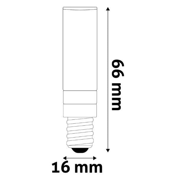 Prémiová LED žárovka E14 4,2W 450lm, denní, ekv. 39W, 3 roky - náhled 2