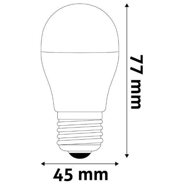 Ultra úsporná prémiová LED žárovka E27 2,9W 470lm G45 denní, ekv. 40W, 3 roky - náhled 3