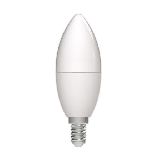 Prémiová LED žárovka svíčka E14 4,5W 470lm studená, ekv. 40W, 3 roky - náhled 3