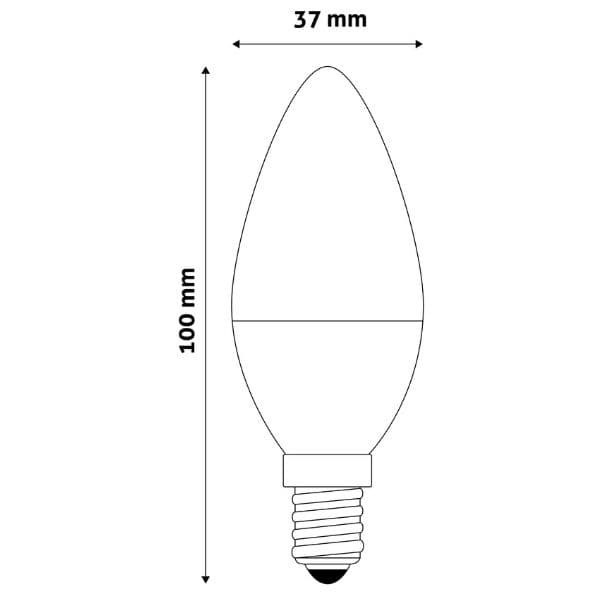 LED žárovka E14 svíčka 6,5W 560lm denní, ekv. 45W - náhled 2