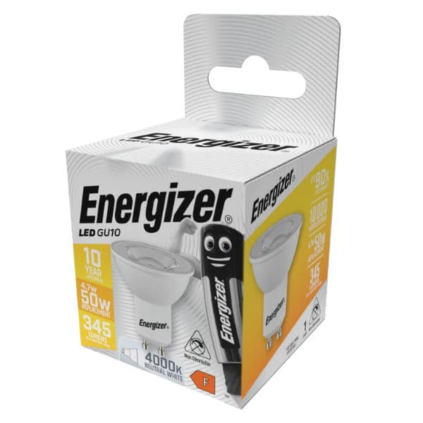 LED žárovka GU10 4,7W 345lm denní, ekv. 50W, Energizer - náhled 2