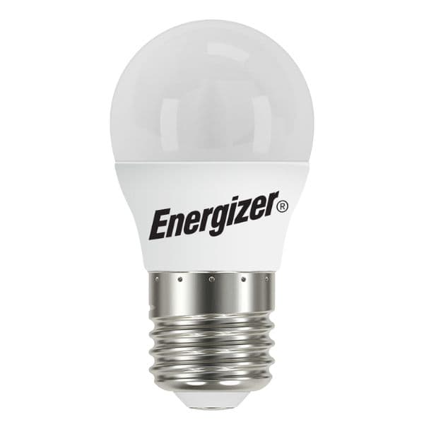Malá LED žárovka E27 4,9W 470lm G45 studená, ekv. 40W, Energizer