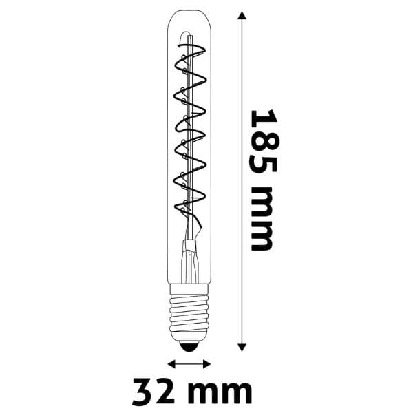 Prémiová designová retro LED žárovka E27 4,5W 400lm EXTRA TEPLÁ filament, ekv. 35W, 3 roky - náhled 4