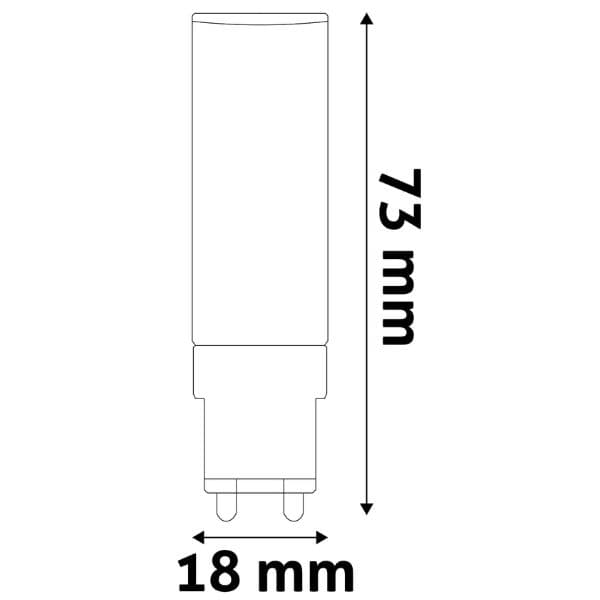 Akce 3+1: Prémiová LED žárovka G9 7W 800lm, studená, ekv. 60W, 3 roky - náhled 4