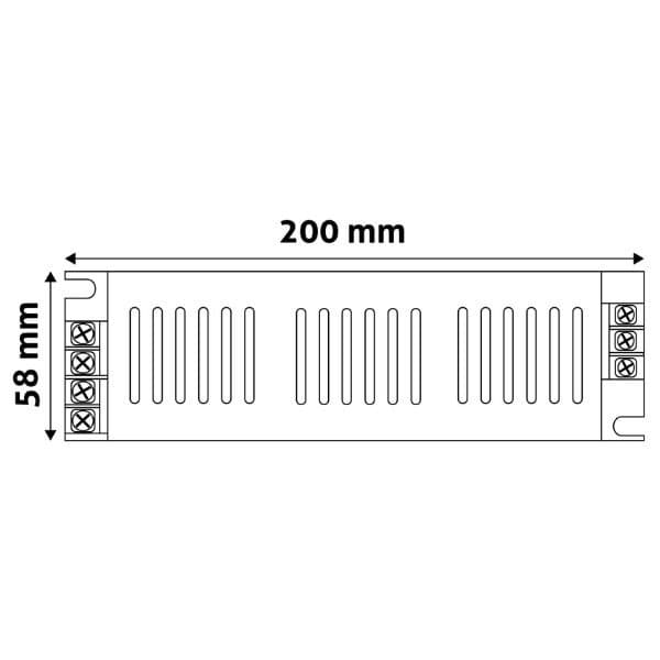 Trafo - Prémiový LED napájecí  zdroj 12V 150W 12,5A IP20 - náhled 4