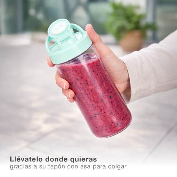 Přenosný smoothie mixér Väline Ibadan 350 ml v mint barvě s USB nabíjením, 3 roky záruka - náhled 5