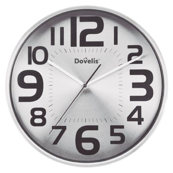 Velké nástěnné hodiny Kuzine 30cm s velkými číslicemi, na 1 baterii AA, 3 roky záruka - náhled 3