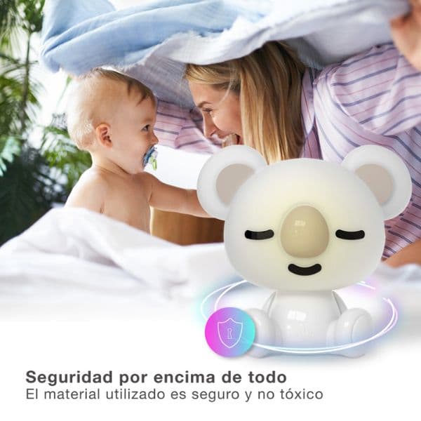 Noční světlo koala 25cm GSC, denní + RGB, nabíjecí dětská lampička, 3 roky záruka - náhled 3