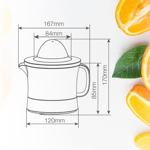 Elektrický odšťavňovač Väline Esira 25W, 0,5l, na citrusy, 3 roky záruka - náhled 5
