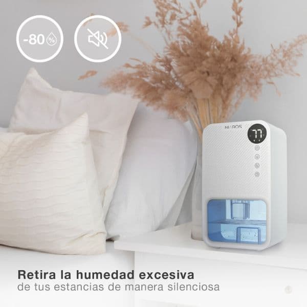 Odvhlčovač Boure 1 l, 23W, 34db, automatické vypnutí, ambientní světlo, 3 roky záruka - náhled 3