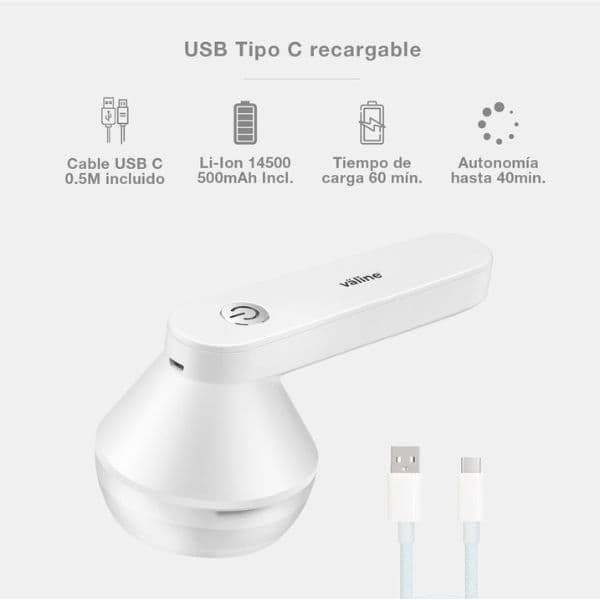 Elektrický odstraňovač žmolků Andori, nabíjecí USB, 5W, 3 roky záruka - náhled 3
