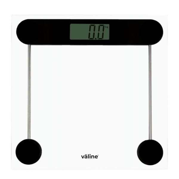 Digitální váha Väline Akale, max 180kg, na 1 baterii CR2032, tvrzené sklo