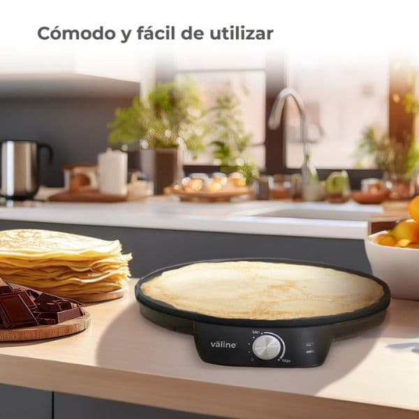 Elektrický palačinkovač Väline Elomba, 1200W, 30cm, regulace teploty, 3 roky záruka - náhled 4