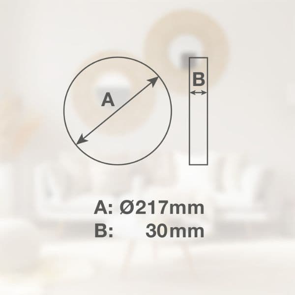 Prémiový přisazený LED panel 18W 1600lm, denní, kruhový, 21,7cm, 3 roky - náhled 3