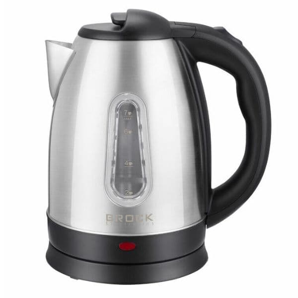 Obyčejná rychlovarná  konvice 1,8l, Brock, 1500W, nerez