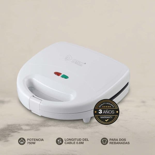 Toustovač, vaflovač a gril 3v1 Väline Pipu, 750W, bílý, 3 roky záruka - náhled 4