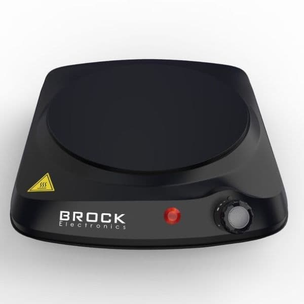 Elektrický sklokeramický vařič Brock, 1 plotýnka 18cm, 1200W, černý - náhled 2