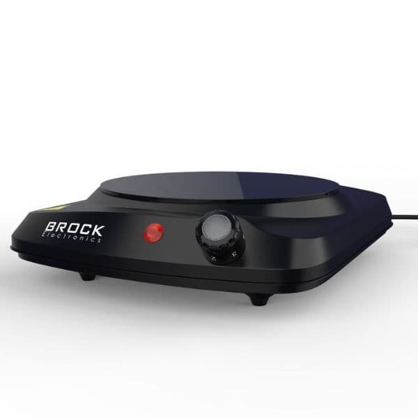 Elektrický sklokeramický vařič Brock, 1 plotýnka 18cm, 1200W, černý - náhled 3