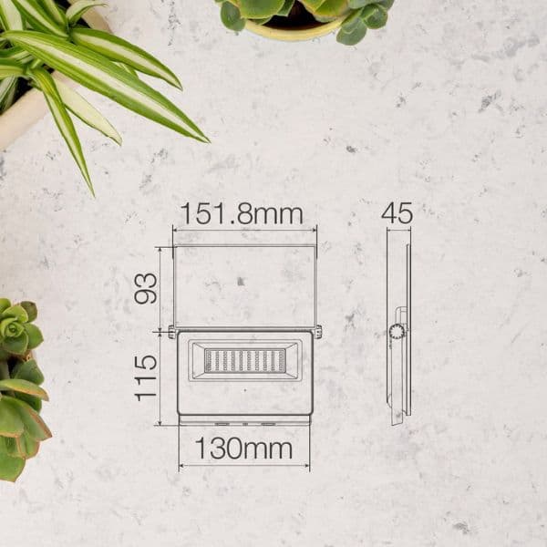 Výkonný solární LED reflektor s čidlem pohybu 7W 750lm, studená, vyměnitelný akumulátor - náhled 2