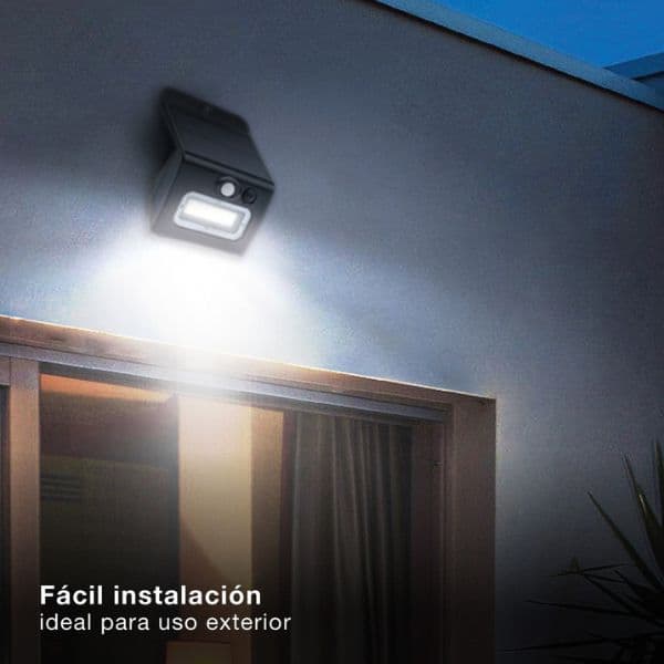 Solární LED reflektor Egoda 3W 350lm s pohybovým čidlem CCT IP54 černý, 3 roky záruka - náhled 4