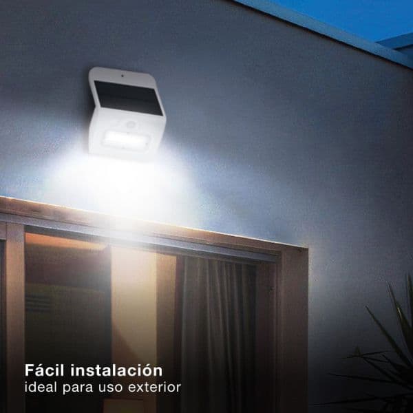 Solární LED reflektor Egoda 3W 350lm s pohybovým čidlem CCT IP54 bílý, 3 roky záruka - náhled 4