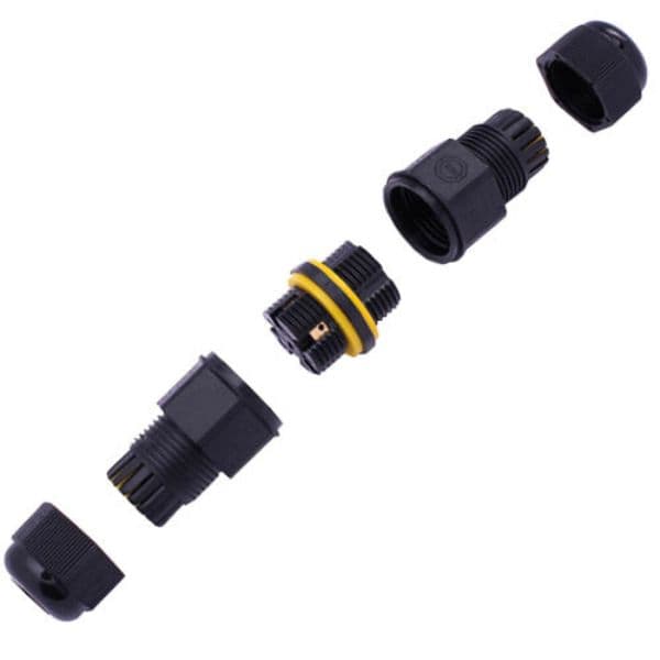 Vodotěsná kabelová spojka dvou 5-žilových vodičů 0,5-2,5mm, IP68, celkem 5-9/9-12mm - náhled 2