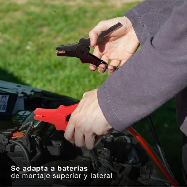 Startovací kabely Hantums 3m, 220A, 16mm2, 12/24V, TÜV SÜD DIN 72553-16 - náhled 3