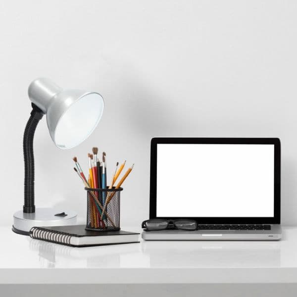Stolní lampa na 1 žárovku E27 max 40W, šedá, Bell, 3 roky záruka - náhled 5