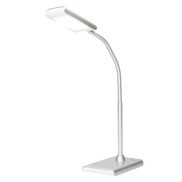 LED stolní lampa GSC Susua 6,6W, 400lm, studené světlo, stříbrná, 3 roky záruka - náhled 3