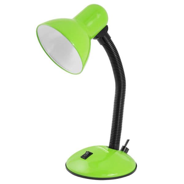 Stolní lampa na 1 žárovku E27 max 12W, zelená