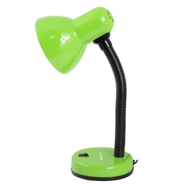 Stolní lampa na 1 žárovku E27, zelená - náhled 3