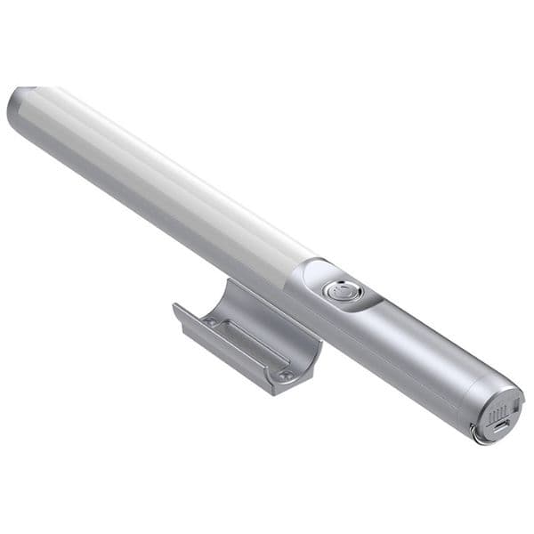 Nabíjecí magnetické LED světlo do skříně s čidlem pohybu 2,5W 200lm 31cm, teplá - náhled 2