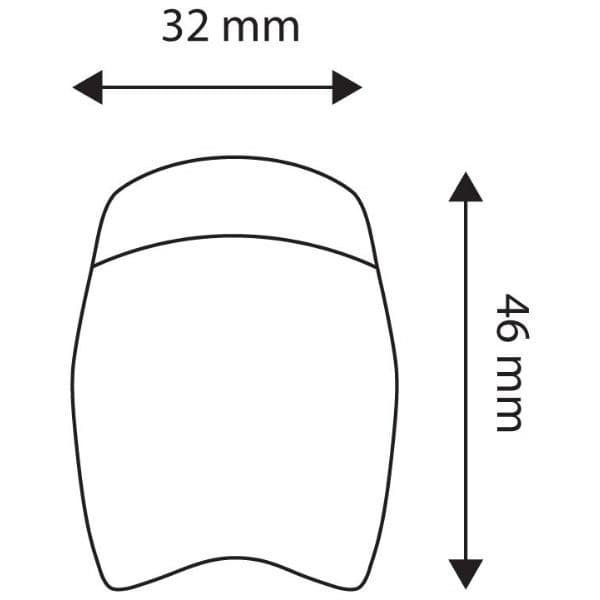LED světlo na kolo 1W 50lm IP65, bílé - blikačka - náhled 3