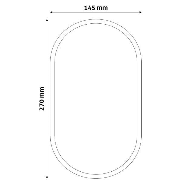 Prémiové LED venkovní osvětlení Triton-O do mokrého provozu IP65 20W 2000lm denní - náhled 5