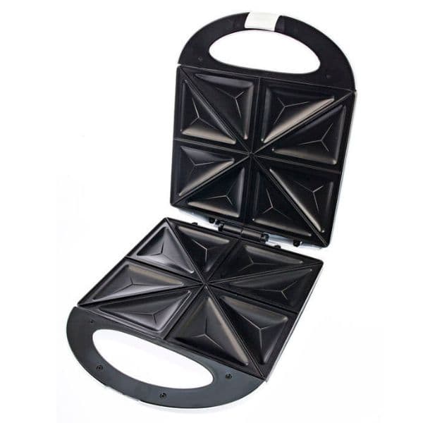 Velký toustovač na 8 trojúhelníkových toastů Brock, 1400W, bílý - náhled 2