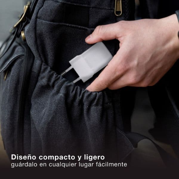 USB nabíjecí adaptér do sítě 5V/3A, 1xUSB C, rychlonabíjení, bílý, 3 roky - náhled 4