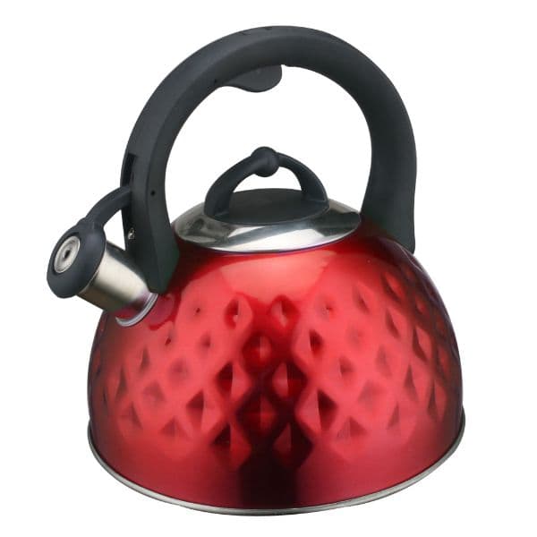 Varná konvice na indukci, 2,5l, La Cuisinette, nerez, červená