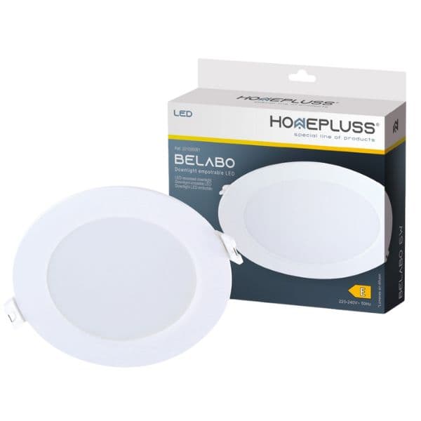 Vestavný LED panel 6W 510lm, denní, kruhový, 12cm, 3 roky - náhled 4